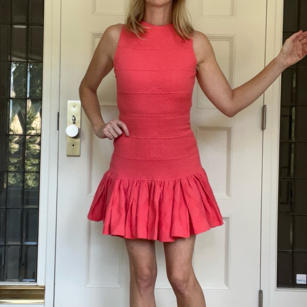 Kenzo Sleeveless Pink Mini Dress